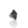 Δαχτυλίδι αντικιέ ασήμι 925 με μαρκασίτη χειροποίητο